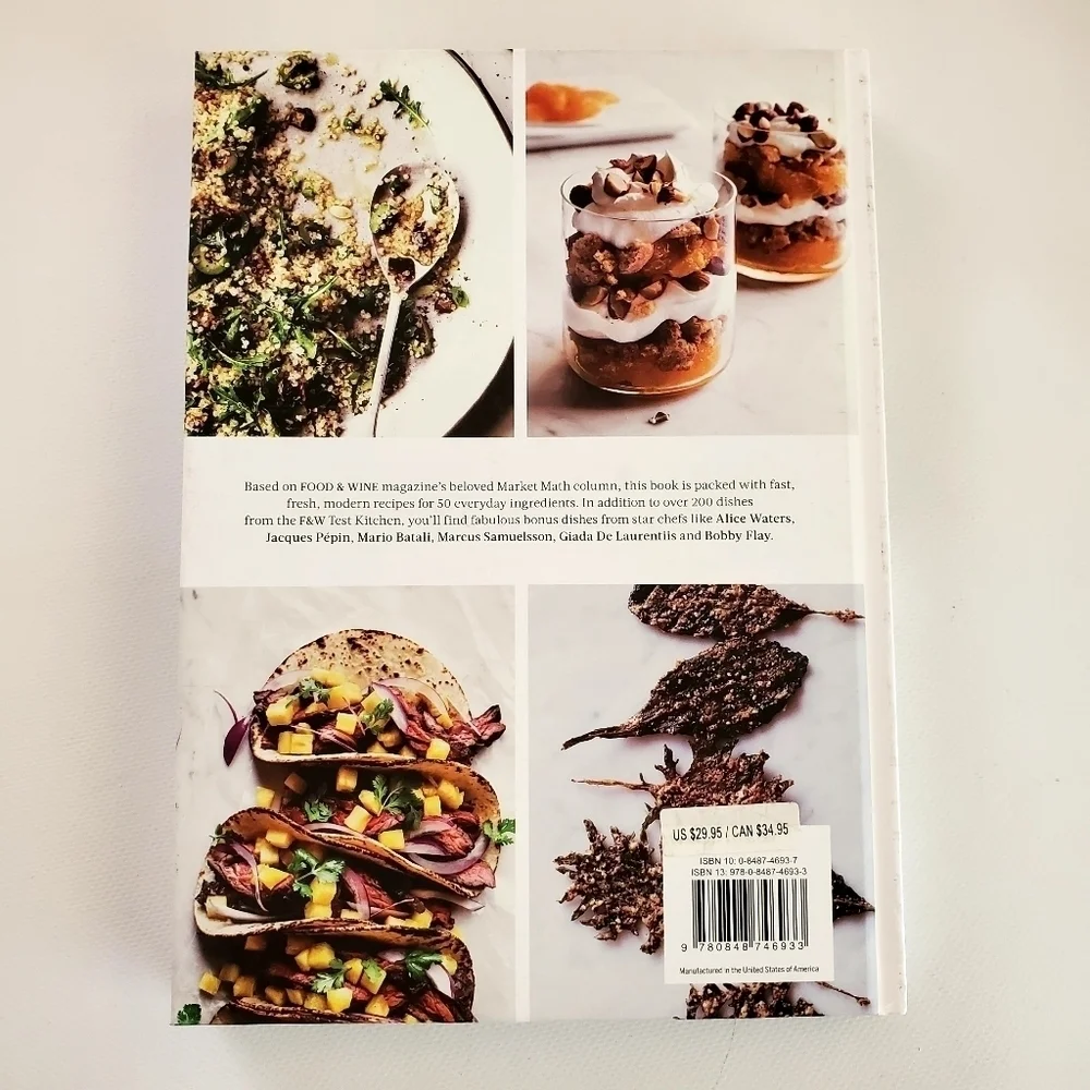Market Math Recipe Book by Food & Wine